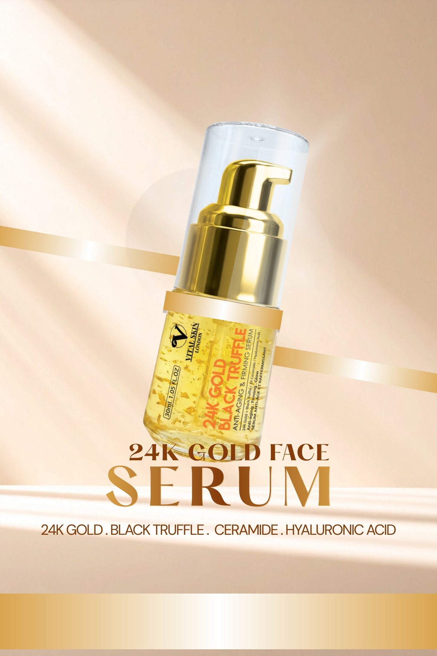 24K Gold Black Truffle Anti-Aging & Firming Oil Serum
